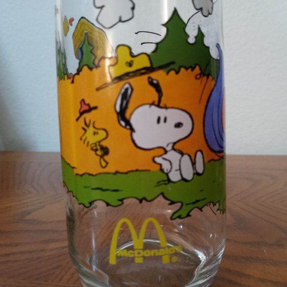 McDonald's Glasses Peanuts and Grimace Rare 1977 - Picture 7 of 10